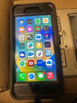 Apple iPhone in Black OtterBox Case
