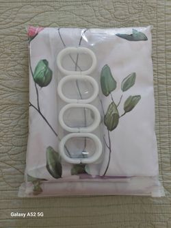 Brand New Shower Curtain Flower Design