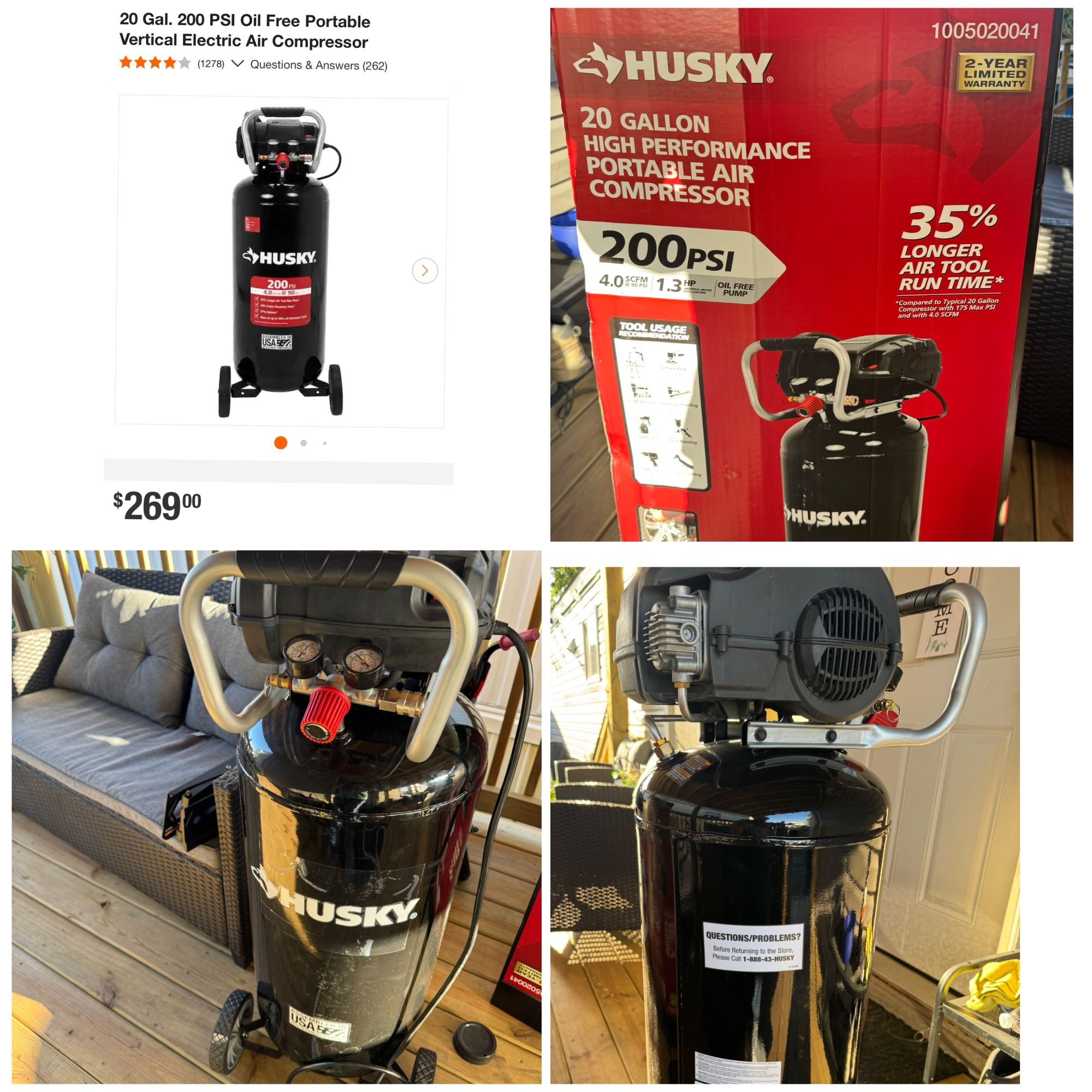 Husky Compressor 