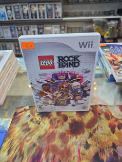 LEGO Rock Band (Nintendo Wii, 2009) COMPLETE CIB W/ MANUAL TESTED