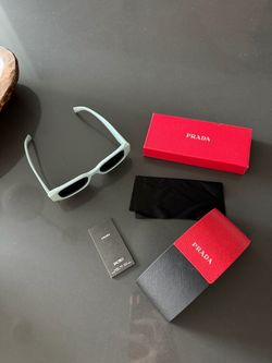 Grey Prada Unisex Sunglasses