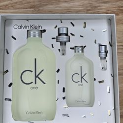 Perfumes Ck One Set 6.8oz +1.7oz $65