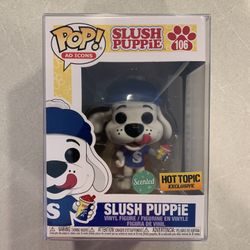 Scented Slush Puppie Funko Pop *MINT* Hot Topic Exclusive ICEE Ad Icons 106 with protector Puppy