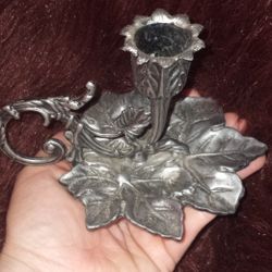 Pewter Candle Stick Holder 