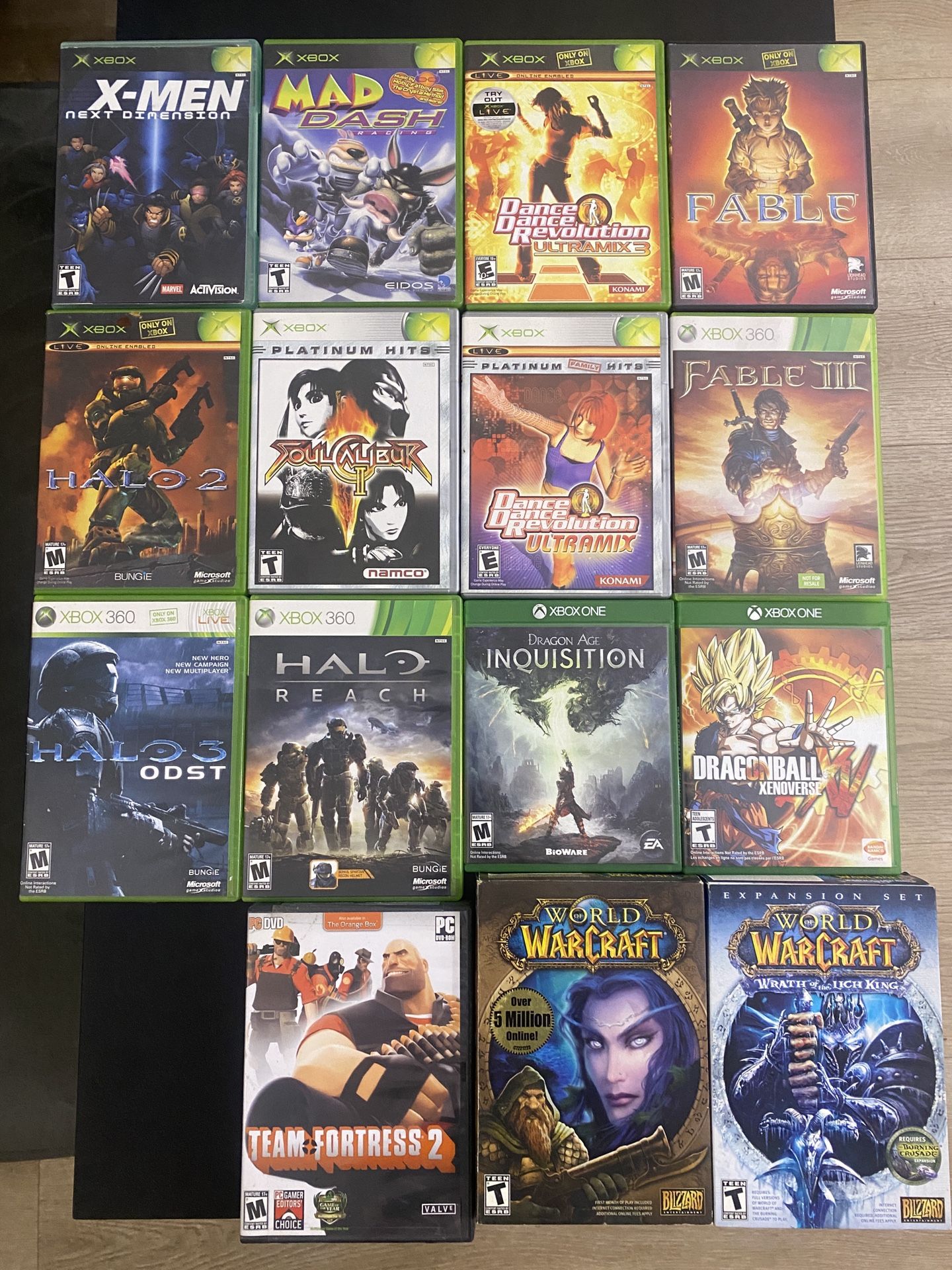 Collectable Bundle Games Xbox, Xbox 360 PC, Xbox One & Wii
