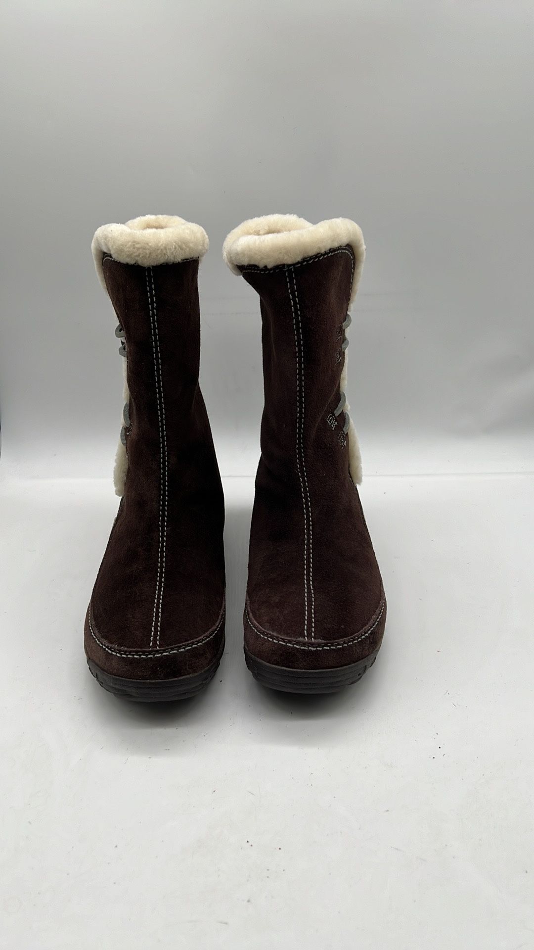 Merrell Yarra Waterproof Brown boots Suede Polartec Insulated Women's 7.5