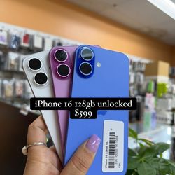 Sale: iPhone 16 128gb unlocked clean imei like new