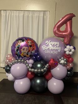 K-Pop Hunter Hero Tabletop Stack💜 Party Decorations 