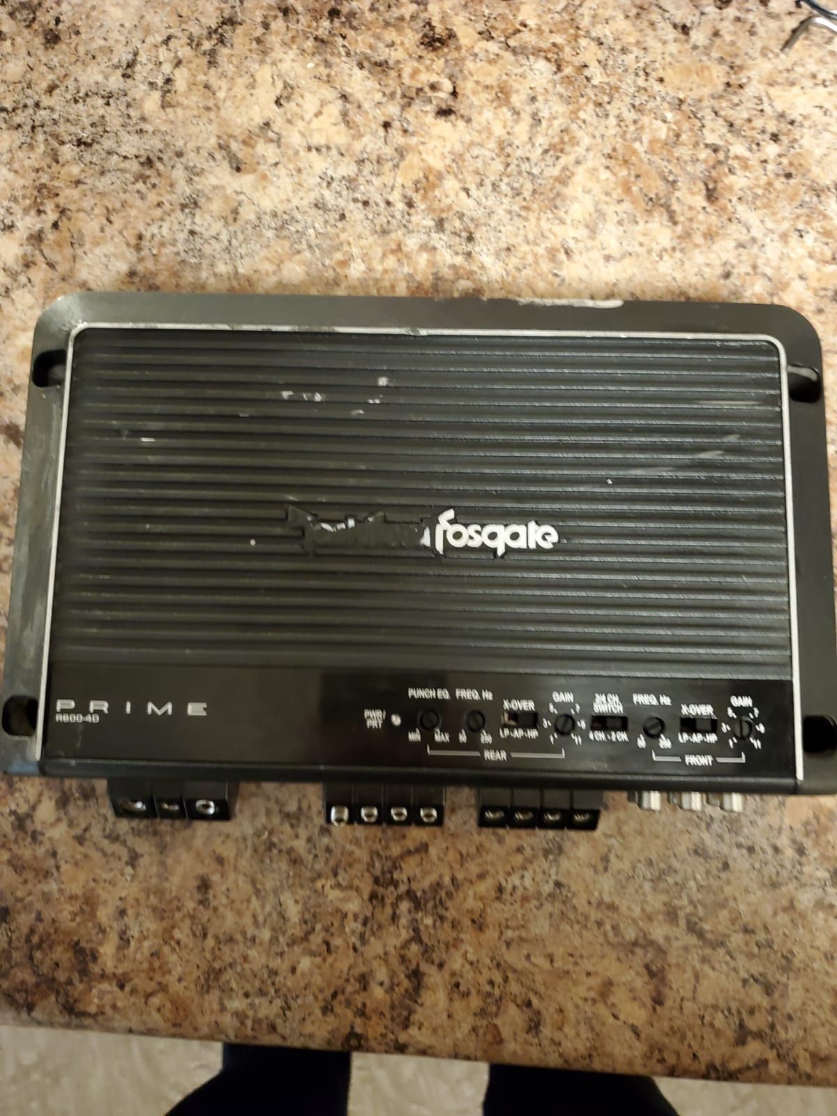 Rockford Mono D Alpine MRPM450 New box 10" and 4 gauge complete car