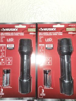 2 Husky Flashlight 