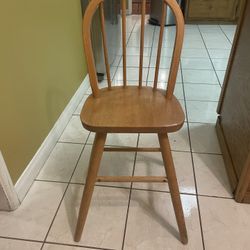 Wood High Chair