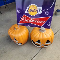 Halloween Light UP Pumpkins Set