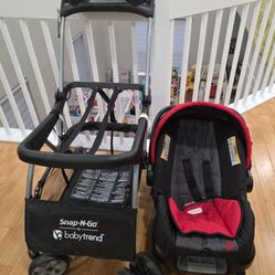 Baby Trend Snap-N-Go EX Universal Infant Car Seat Carrier and

Baby Trend infant car seat 