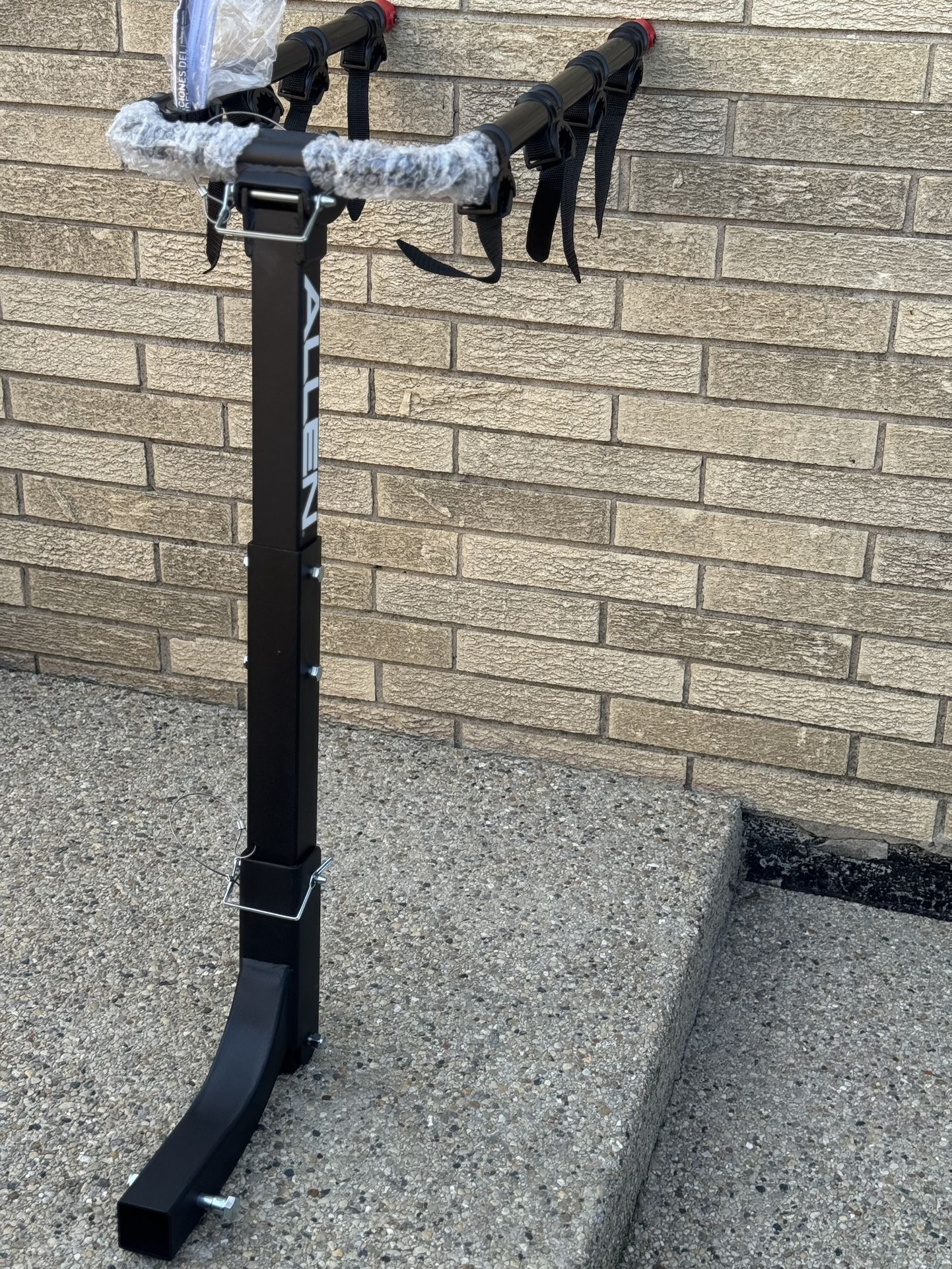 Allen Sports Deluxe 4-Bicycle Hitch Mounted Bike Rack Carrier, Model 542RR, Black