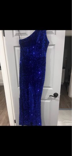 sparle royal blue dress
