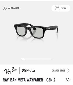 Ray Ban Meta Glasses(Brand New, Unused, No Box)