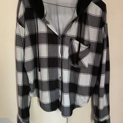 Girl’s Plaid Hoody
