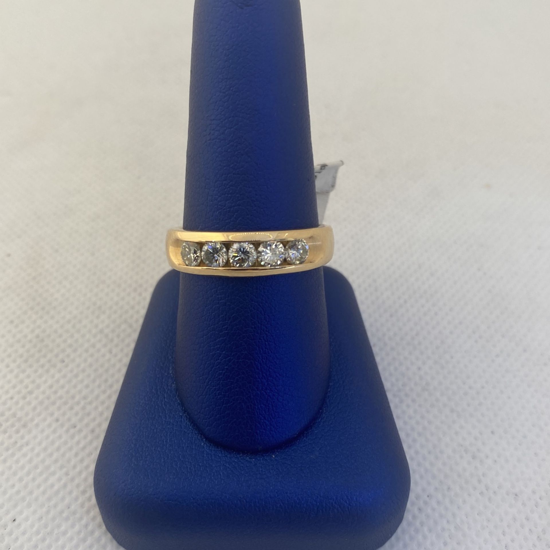 14KT Gold Diamond Wedding Band