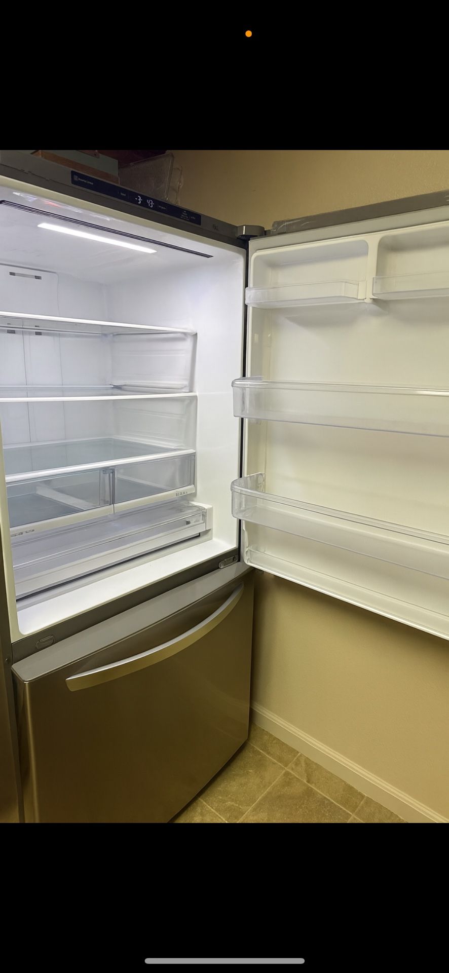 LG FRIDGE AND DEEP FREEZER