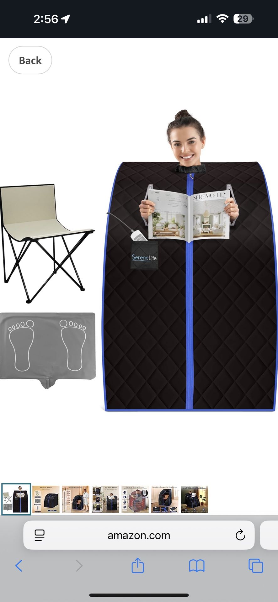 Serene Infrared Sauna (chair Not included)