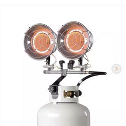 Mr. Heater  Double Tank Top 30,000 BTU Radiant Propane Outdoor Space Heater (750 sq. ft. Heating Area)