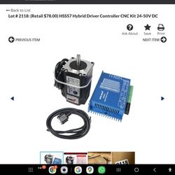 HSS57 HYBRID DRIVER WITH CONTROLLER CNC KIT