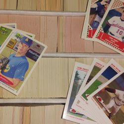 Collectible Baseball Cards. 