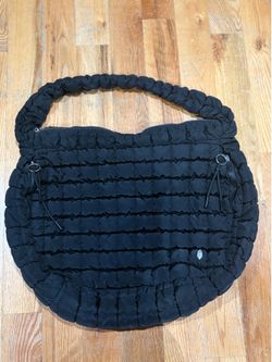 FREE PEOPLE MOVEMENT Black Quilted Shoulder Bag