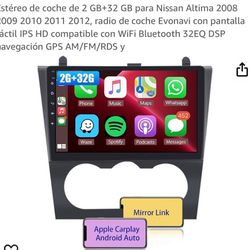 Nissan Altima 2008/2012 Android Gps 9" Screen