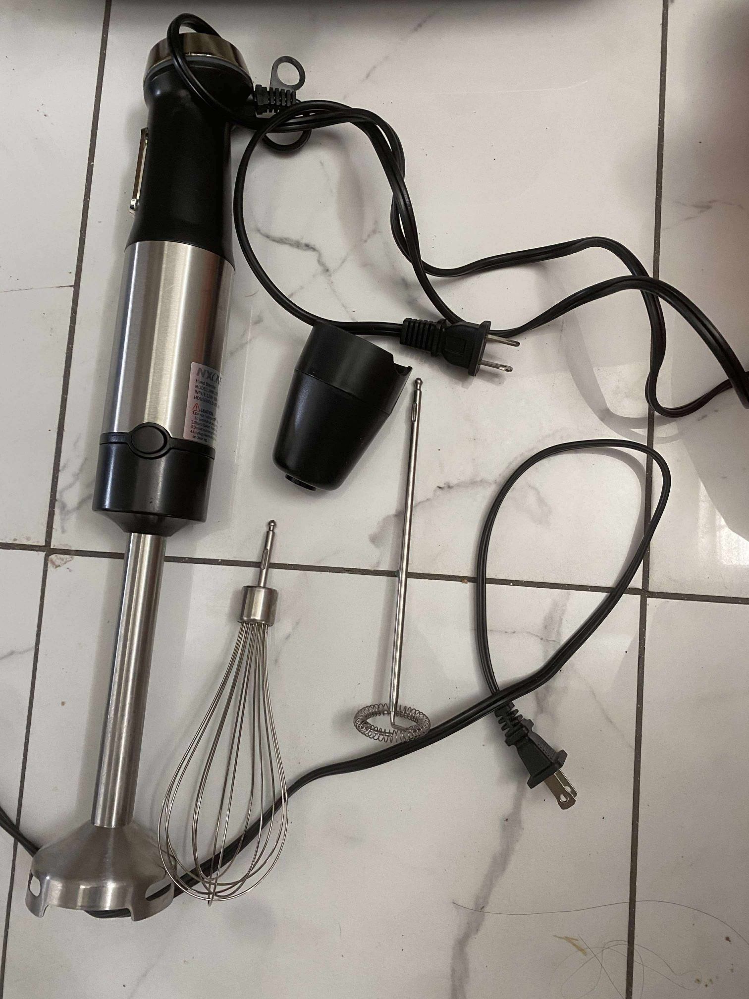 NXONE Immersion Hand Blender Variable Speed 500W