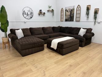 Brown Sectional Couch Free Delivery