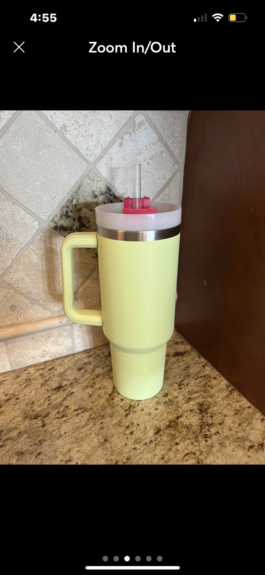 Stanley Citron Lime Green And Pink 40 Oz Tumbler $60 OBO LIKE NEW for Sale  in Colorado Springs, CO - OfferUp