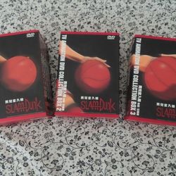 90s slam dunk tv animation dvd collection box 1-3 japanese version 1993