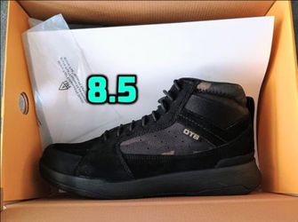 New Men's OTB Mid Low-Viz Tactical Boots, Black, 8.5