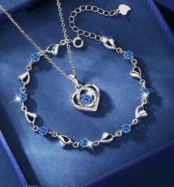 Silver jewelry set