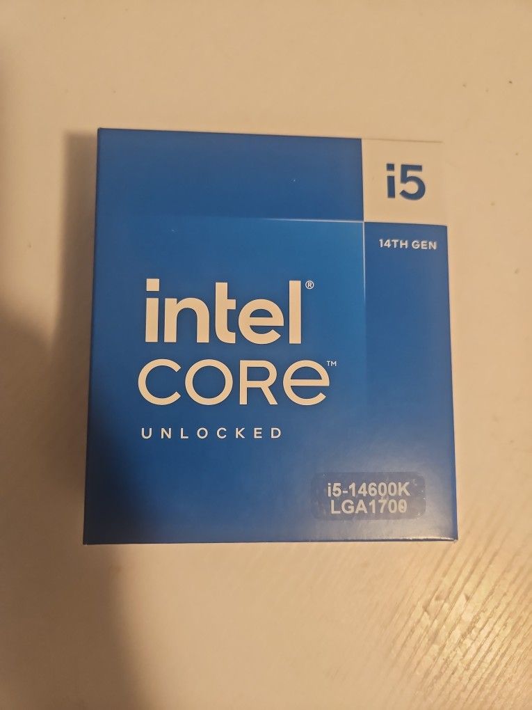 Intel Core i5-14600K Unlocked Raptor Lake, Sealed New 