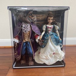 RARE ITEM 🚀 Disney Belle and Beast 30th Anniversary Limited Edition Doll Set