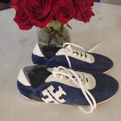 Tory Burch Leather Low Sneakers