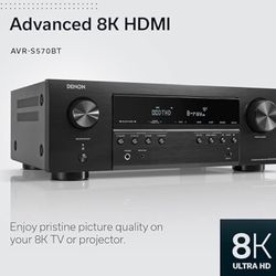 Denon AVR-S570BT 5.2 Channel AV Receiver