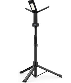 Rechargeable LED Work Light with Stand, Aluminum 67" Portable Cordless 8AH Battery carrying bag