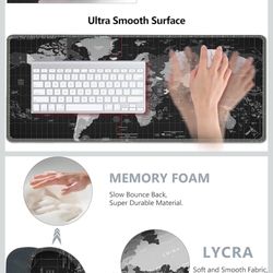 AIMSA Visit the Store 4.8* * (644) AIMSA Large Gaming Mouse Pad Set, Keyboard Wrist Rest Support Mouse Pad, Ergonomic Memory Foam Multifunctional Exte