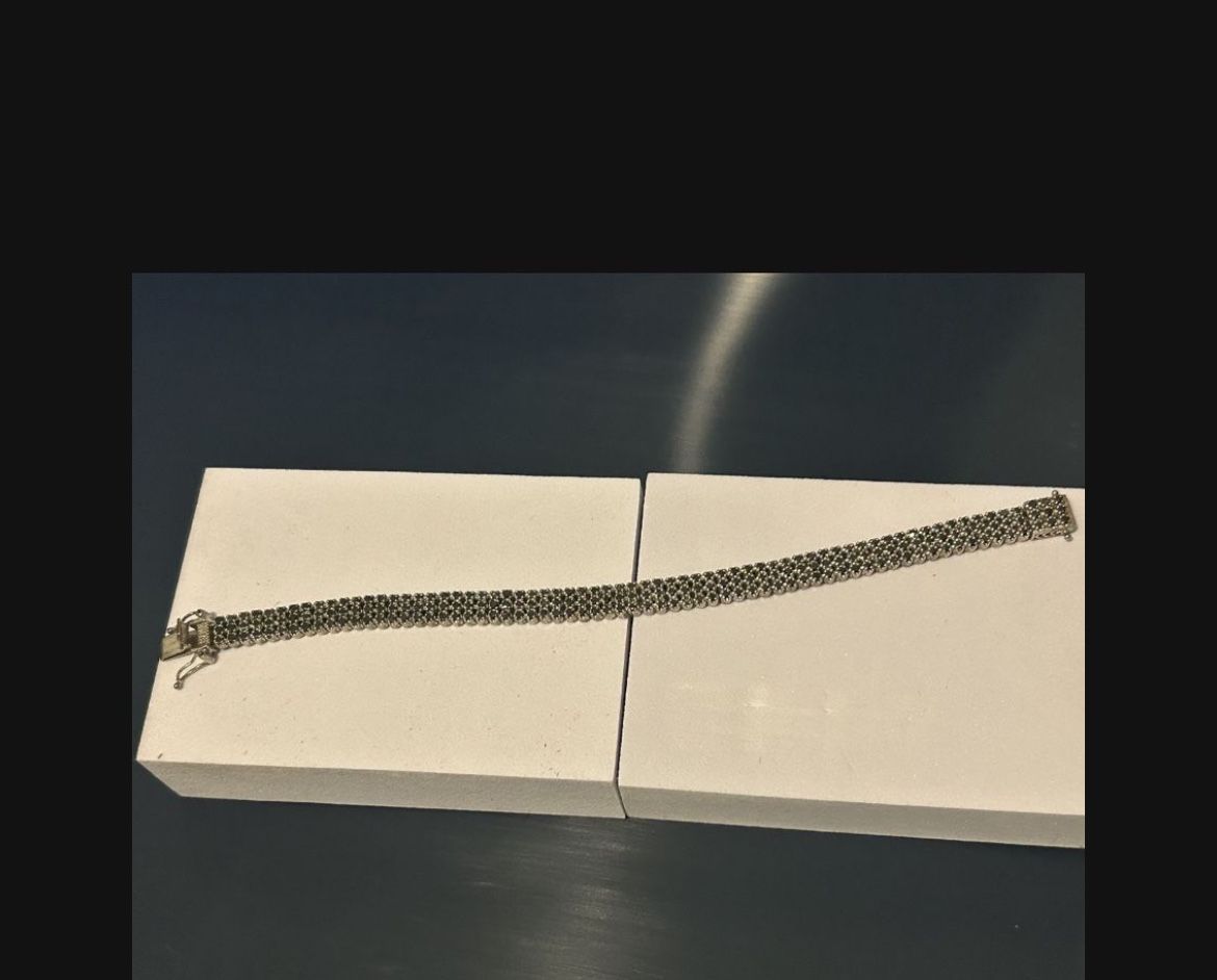 5ct Black Diamond Bracelet Blowout