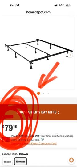 Brand new King metal bedframe still in box