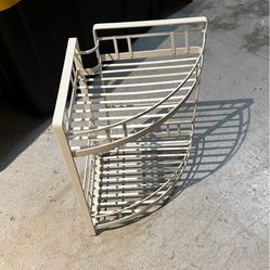 White shelf organizer 