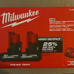 M12 5.0 Ah Battery Pack KIT (2-Pack) 