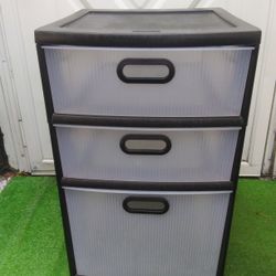 Sterilite 3 Drawer Plastic Storage