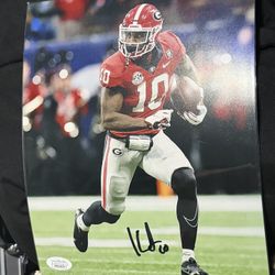 Kearis Jackson Georgia College Football Auto 