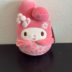 Squishmallows Original Sanrio Hello Kitty & Friends 7" My Melody Pink Floral
