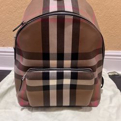 Burberry Jeff Check Backpack