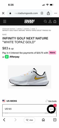 INFINITY GOLF NEXT NATURE "WHITE TOPAZ GOLD"
